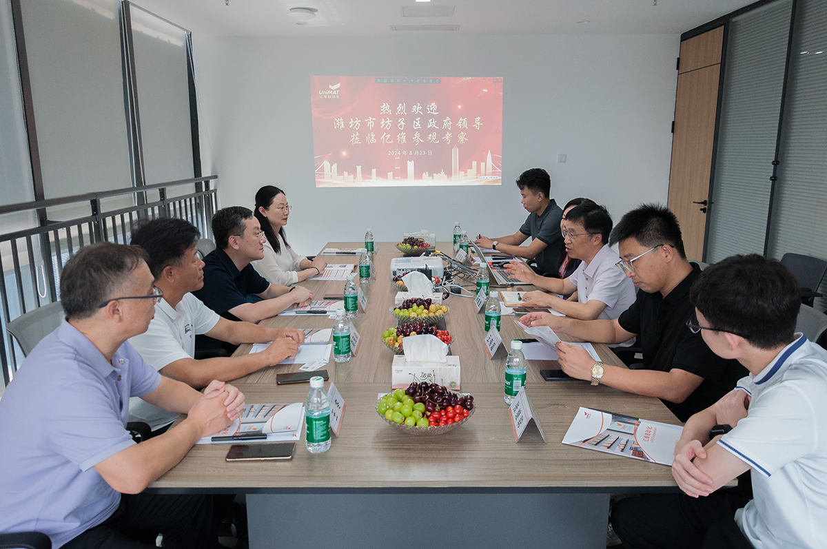 潍坊市坊子区委副书记钟敏一行莅临k8凯发天生赢家一触即发人生自动化参观调研