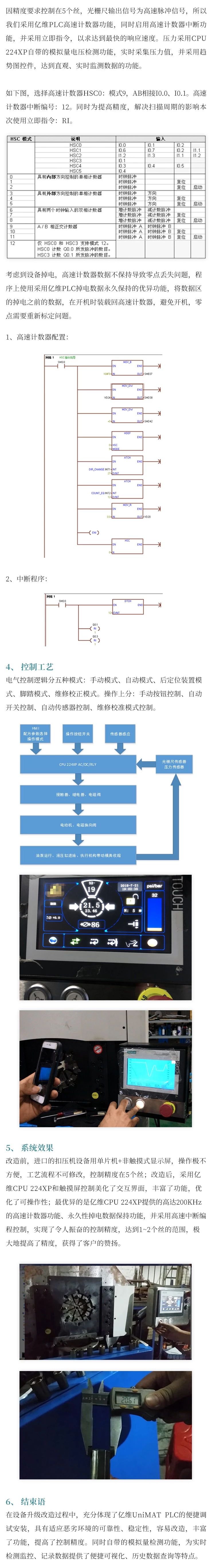 k8凯发天生赢家一触即发人生PLC在扣压机中的应用
